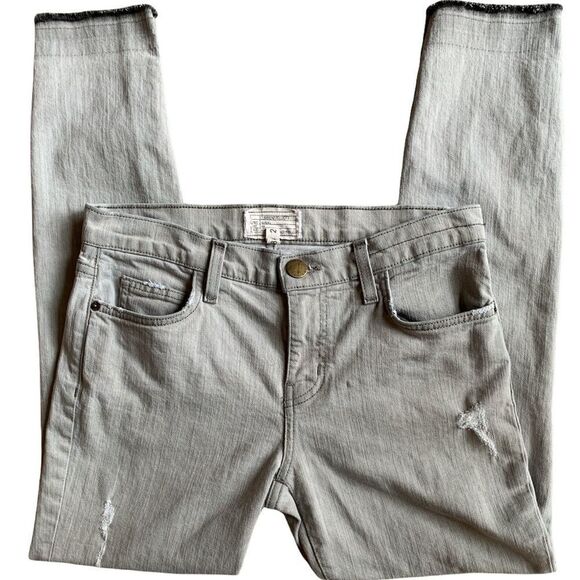 Current/Elliott The Stiletto Dillon Released Hem Jean Gray Size 28 - Picture 10 of 15
